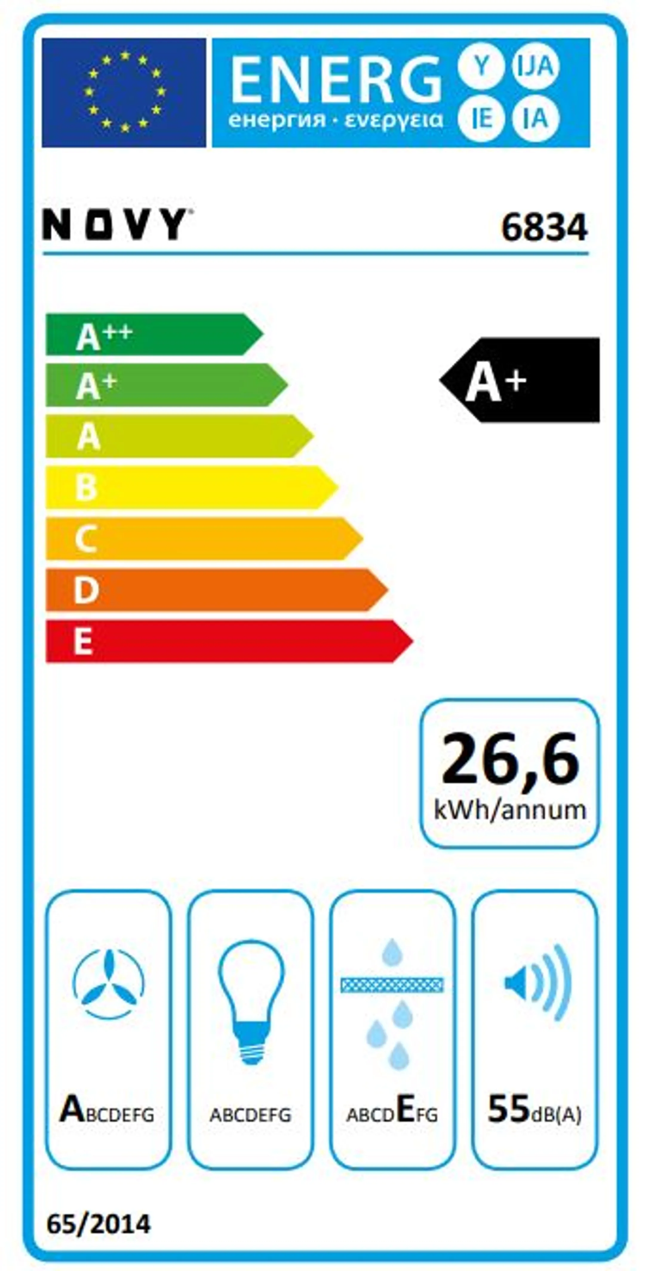 Novy Plafonddampkap 6834 Pure'line image
