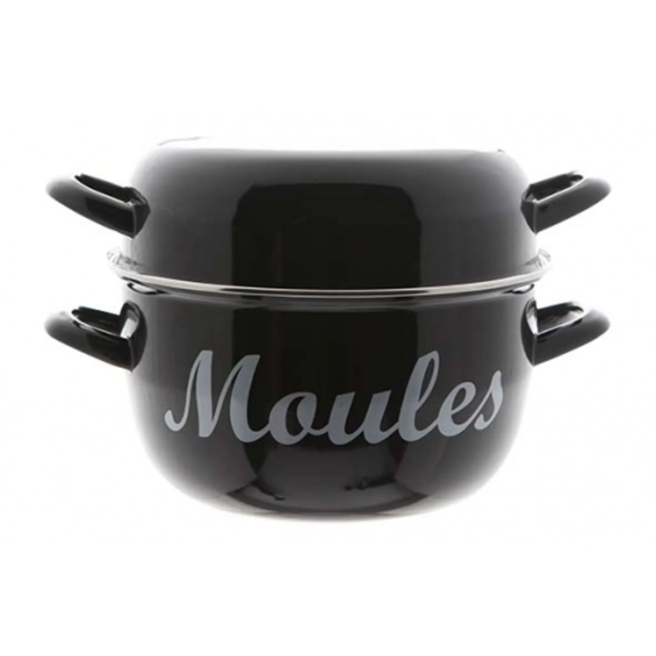 Mosselpot met opschrift - Ø24 cm - 4 kg