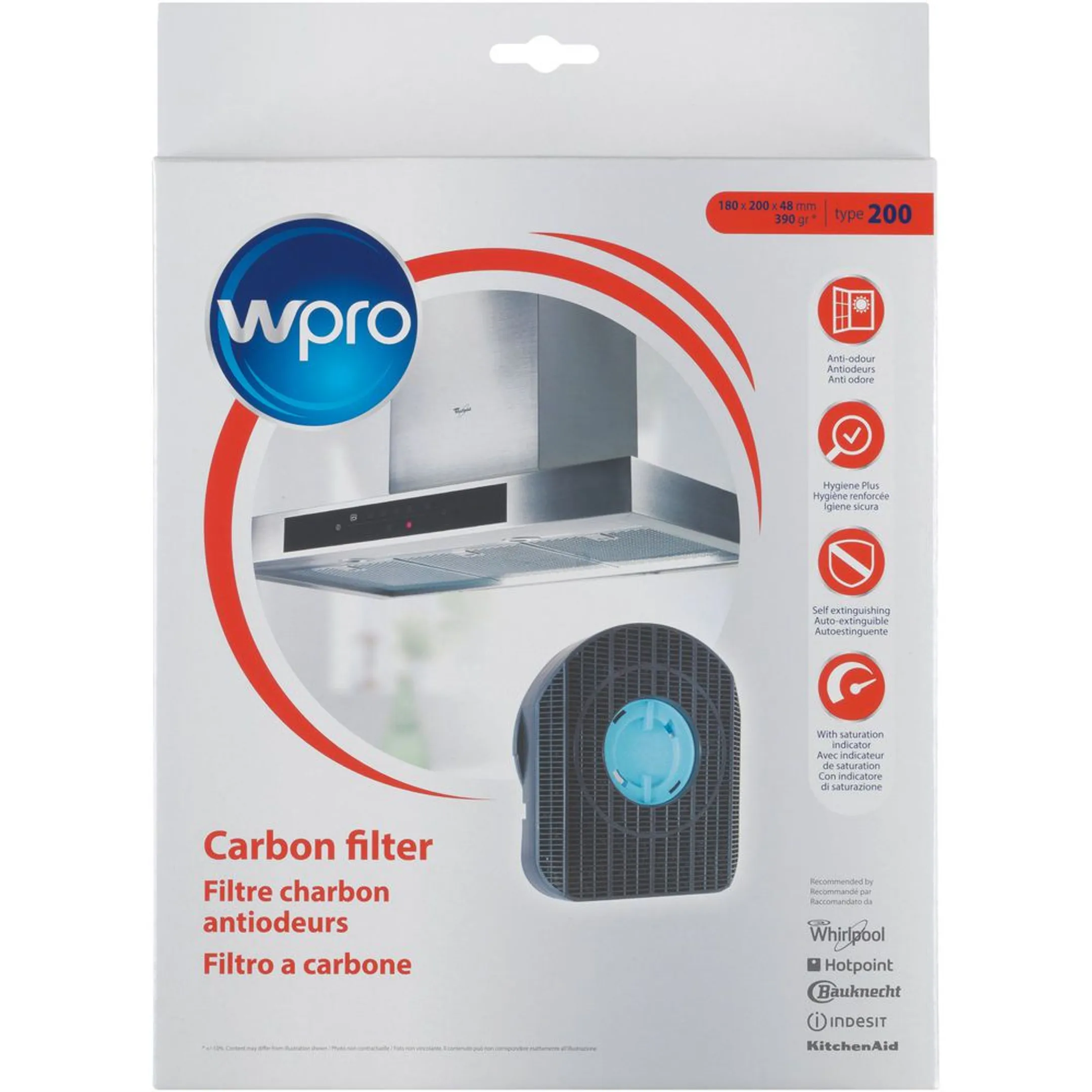 Wpro Koolstoffilter CHF200/1 image