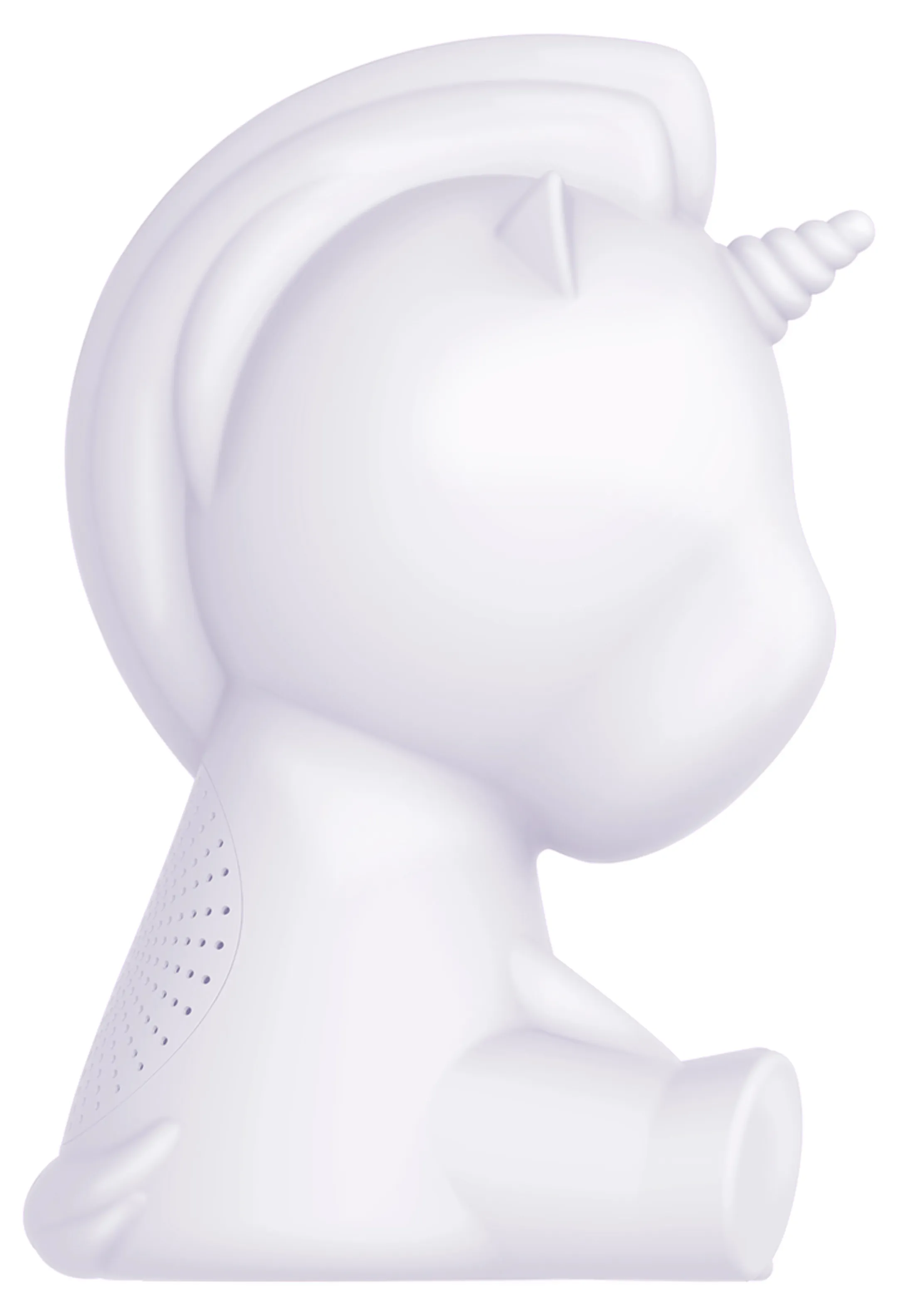 BigBen Licorne Enceinte Bluetooth - Blanc avec LED lights image