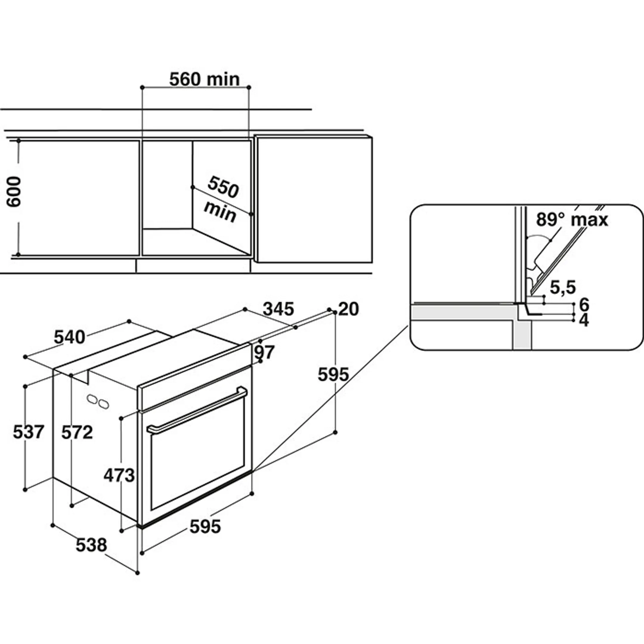 Whirlpool Four encastrable AKZ9 6290 IX image