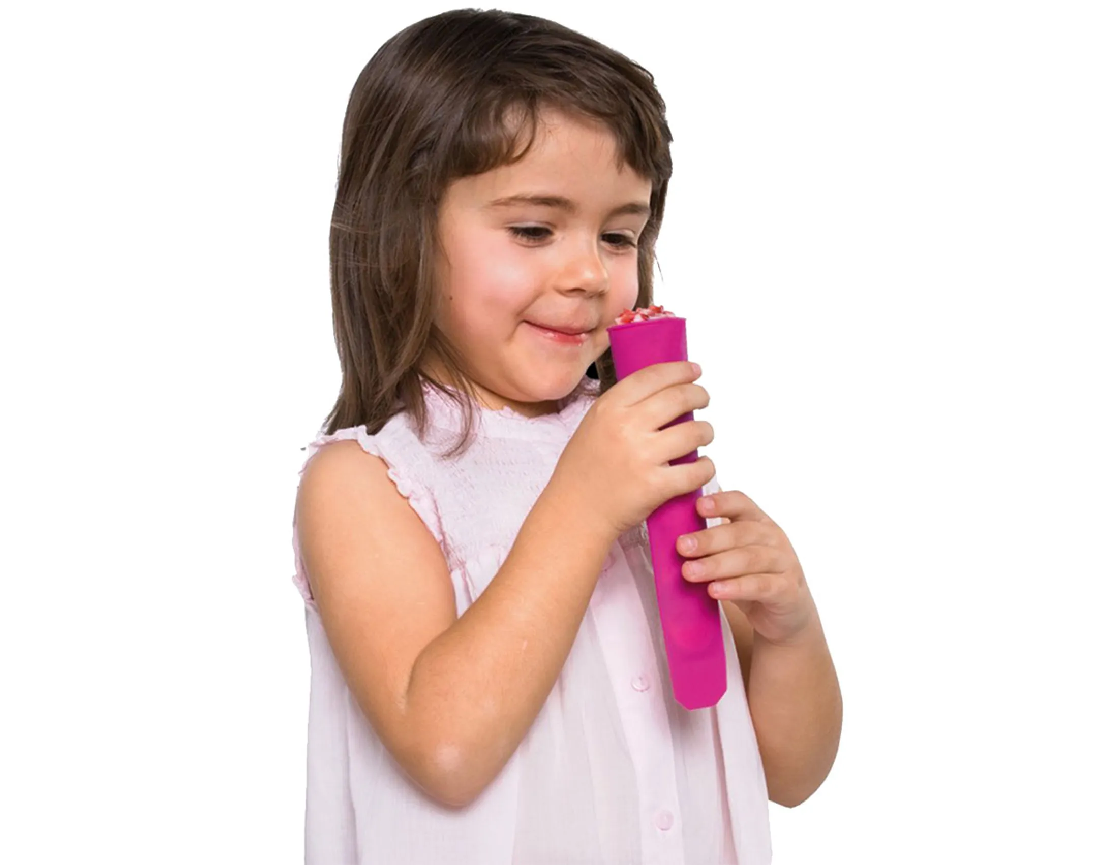 Lékué IJslolly Calippo - Silicone - Magenta image