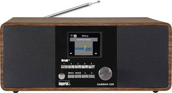 Imperial Dabman I200 Hybride Digitale Radio Dabfminternetradio Hout imperial kopen in de aanbieding