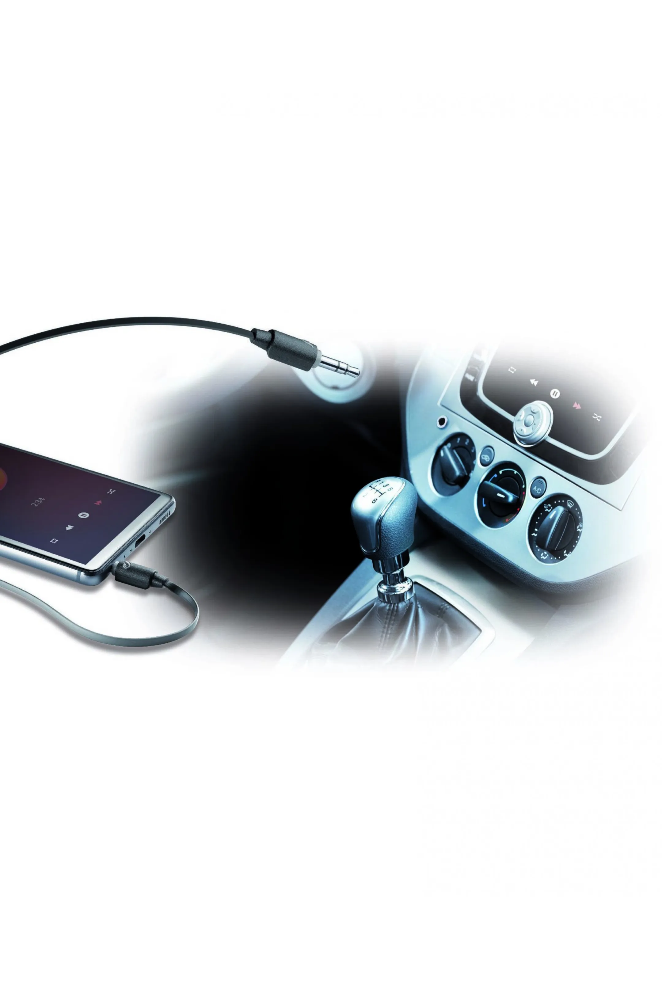 Cellular Line Mini jack (3,5 mm)-kabel (Male - Male) - 1 m image
