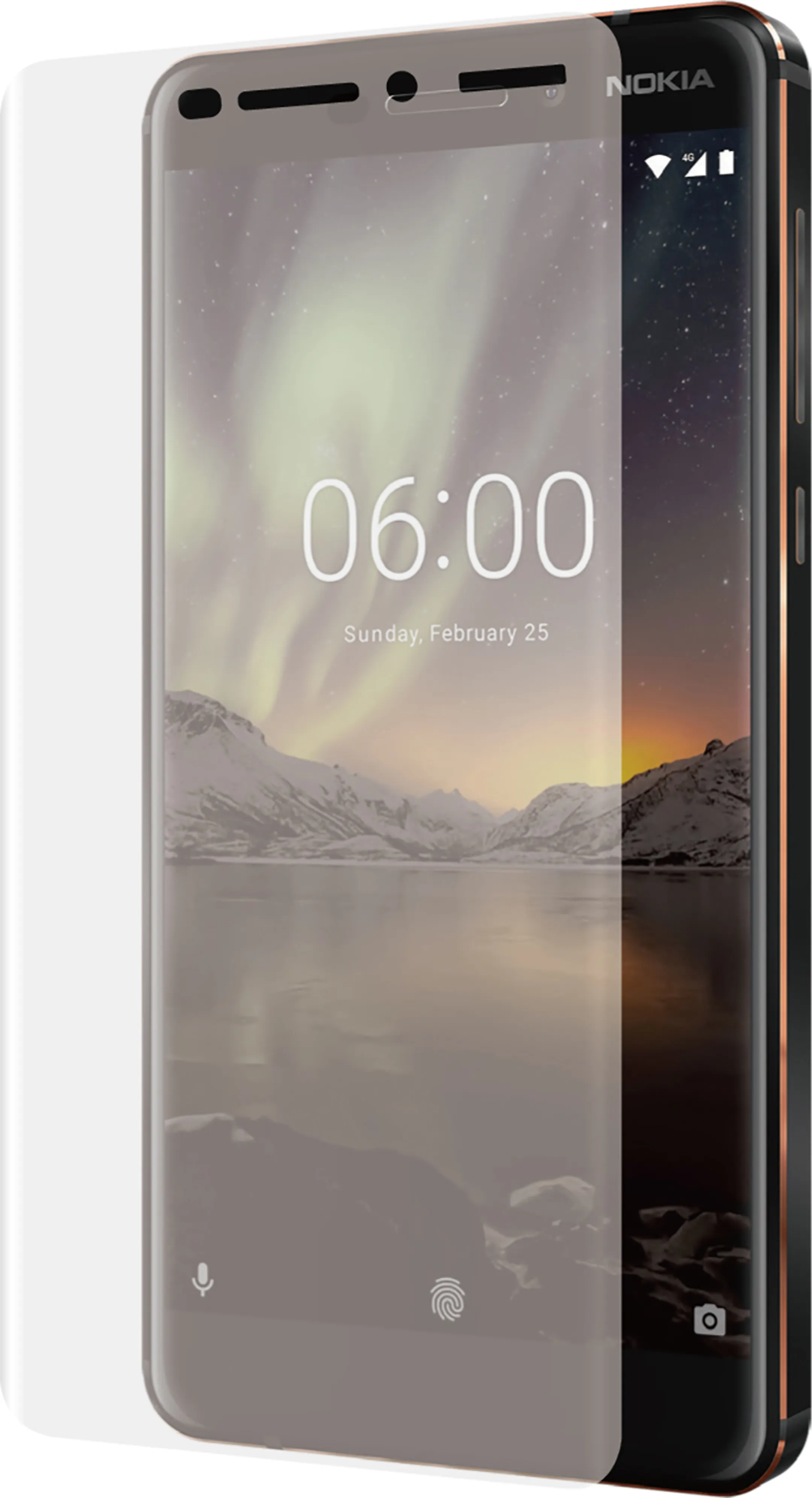 Tempered Glass RINOX ARMOR voor Nokia 6 (2018)