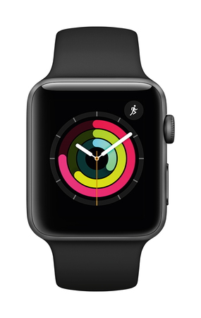 Apple Watch Series 3 - Space Grey/Zwart 42mm | Krëfel – de beste prijzen,  service inbegrepen