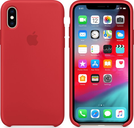 Apple Siliconenhoesje Voor Iphone Xs Product Red Mrwc2Zma apple kopen in de aanbieding