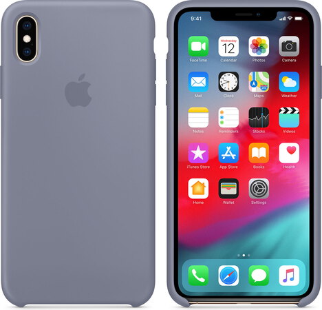 Apple Siliconenhoesje Voor Iphone Xs Max Lavendelgrijs Mtfh2Zma apple kopen in de aanbieding