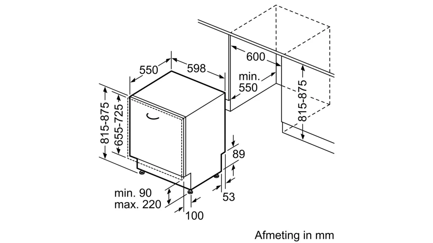 BOSCH Lavevaisselle SMV45IX03E Livraison gratuite!