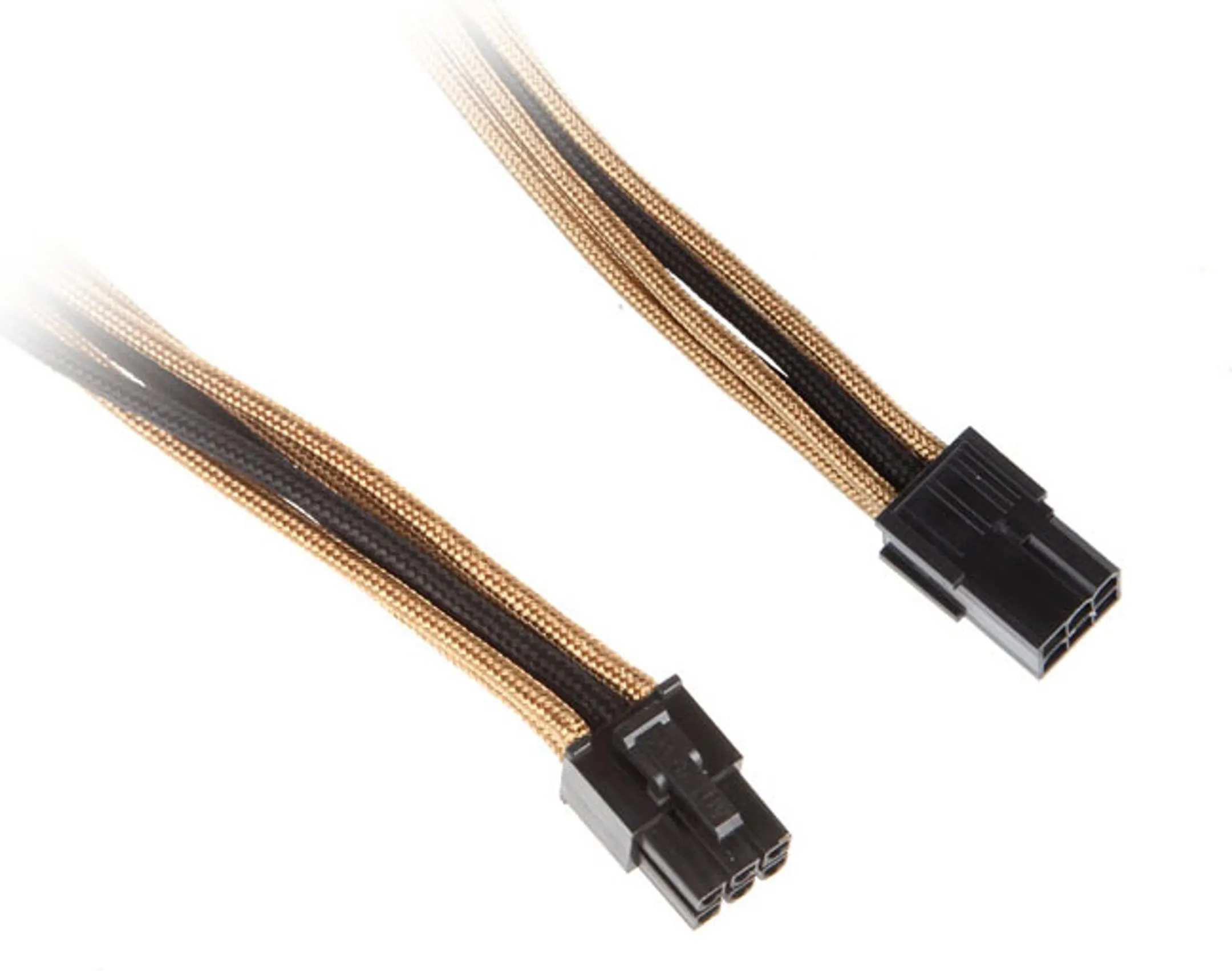 Bitfenix 6-pin video card extension cablel - Goud image