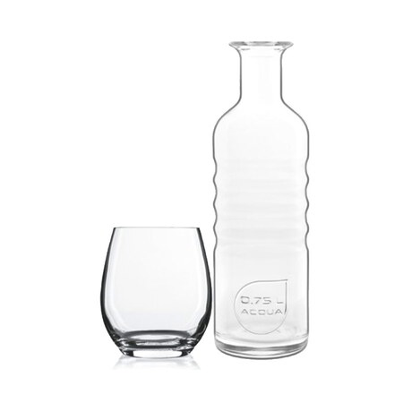 Bormioli Luigi Set Van 6 Waterglazen Karaf Hydrosommelier bormioli luigi kopen in de aanbieding