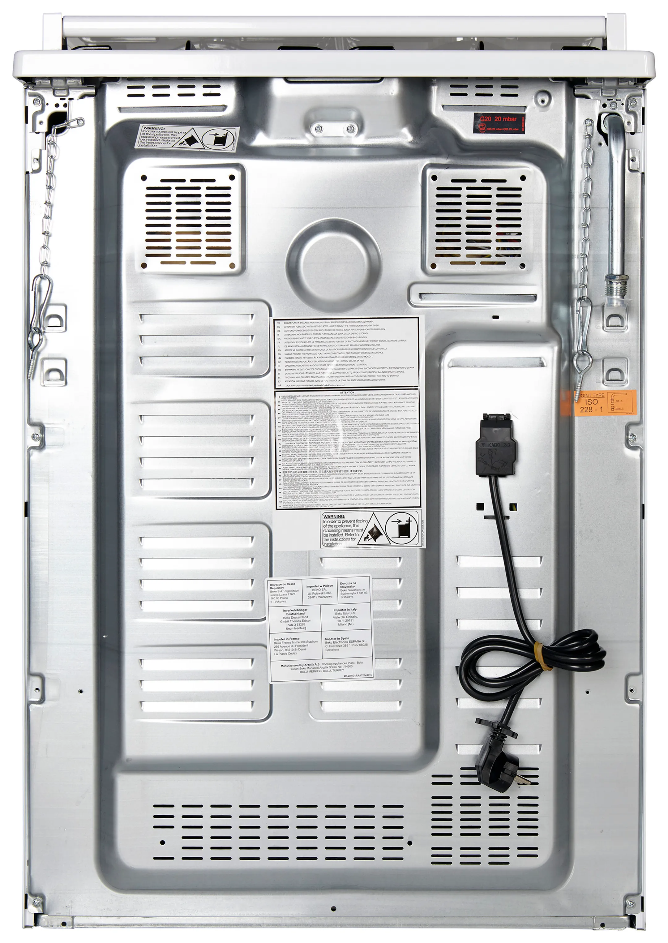 Beko Fornuis FSM62320DWS image