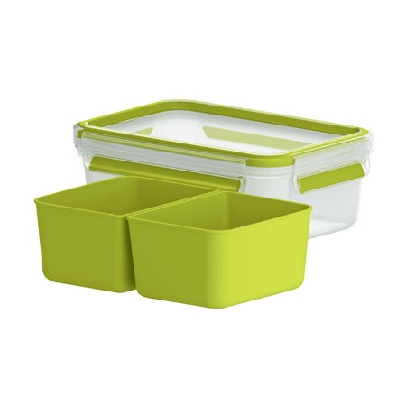 Emsa Snackbox Clip Go Groen 1L emsa kopen in de aanbieding