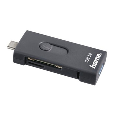 Hama Usb 30 Type A En 31 C External Card Reader Sdmsd 135753 hama kopen in de aanbieding