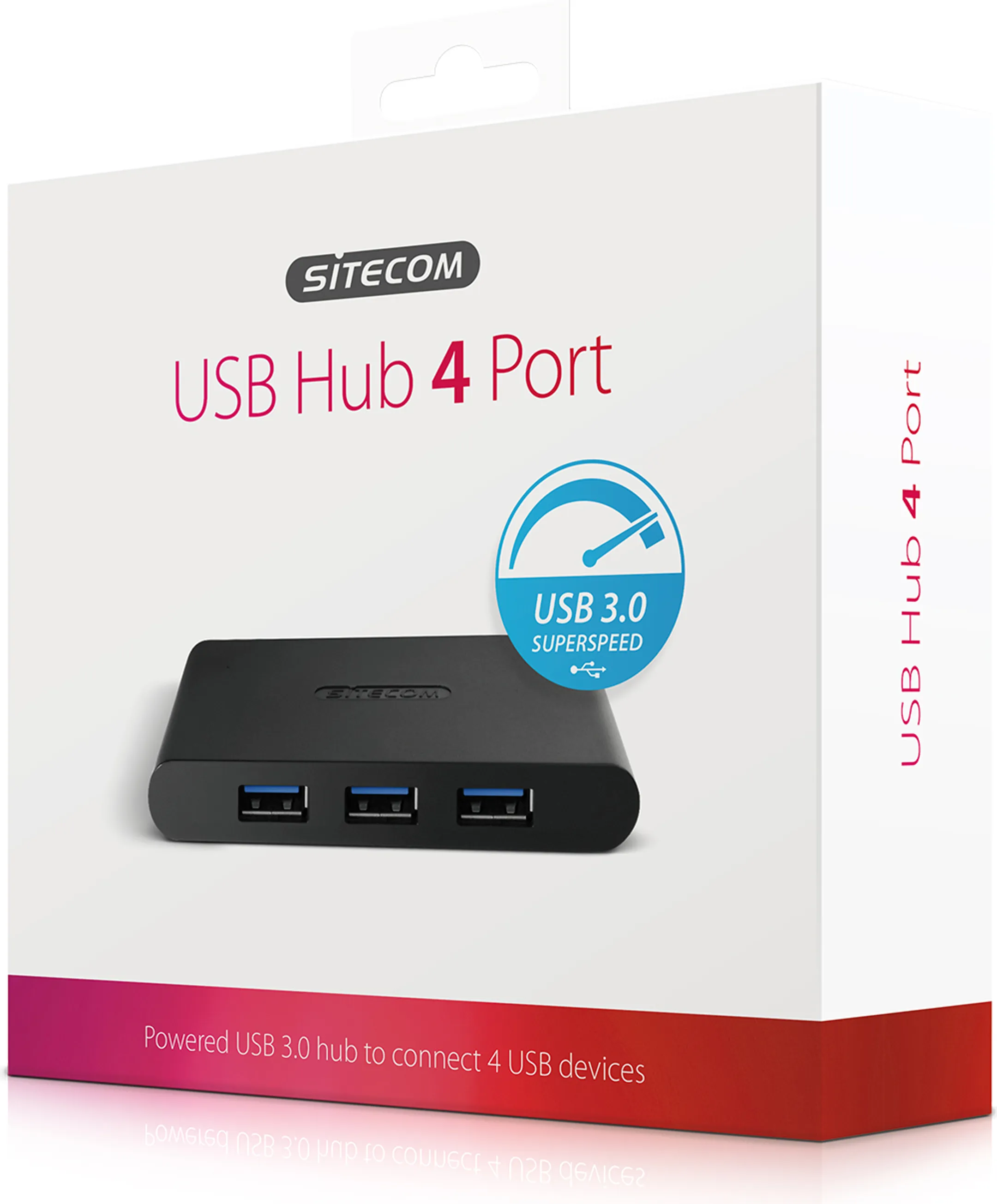 Sitecom USB A 3.1 hub - 4 poorten - CN-083 image