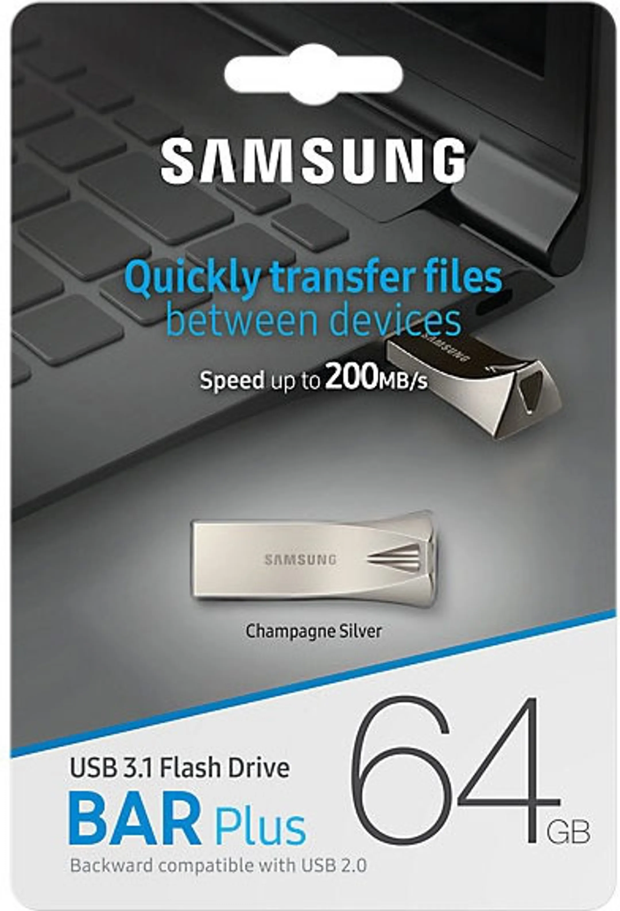 Samsung Bar Plus USB 3.1 MUF-64BE3/APC - 64 GB image