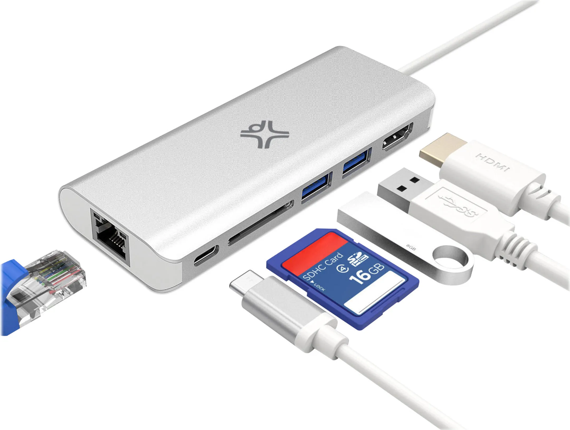 Hub USB C - 6 ports