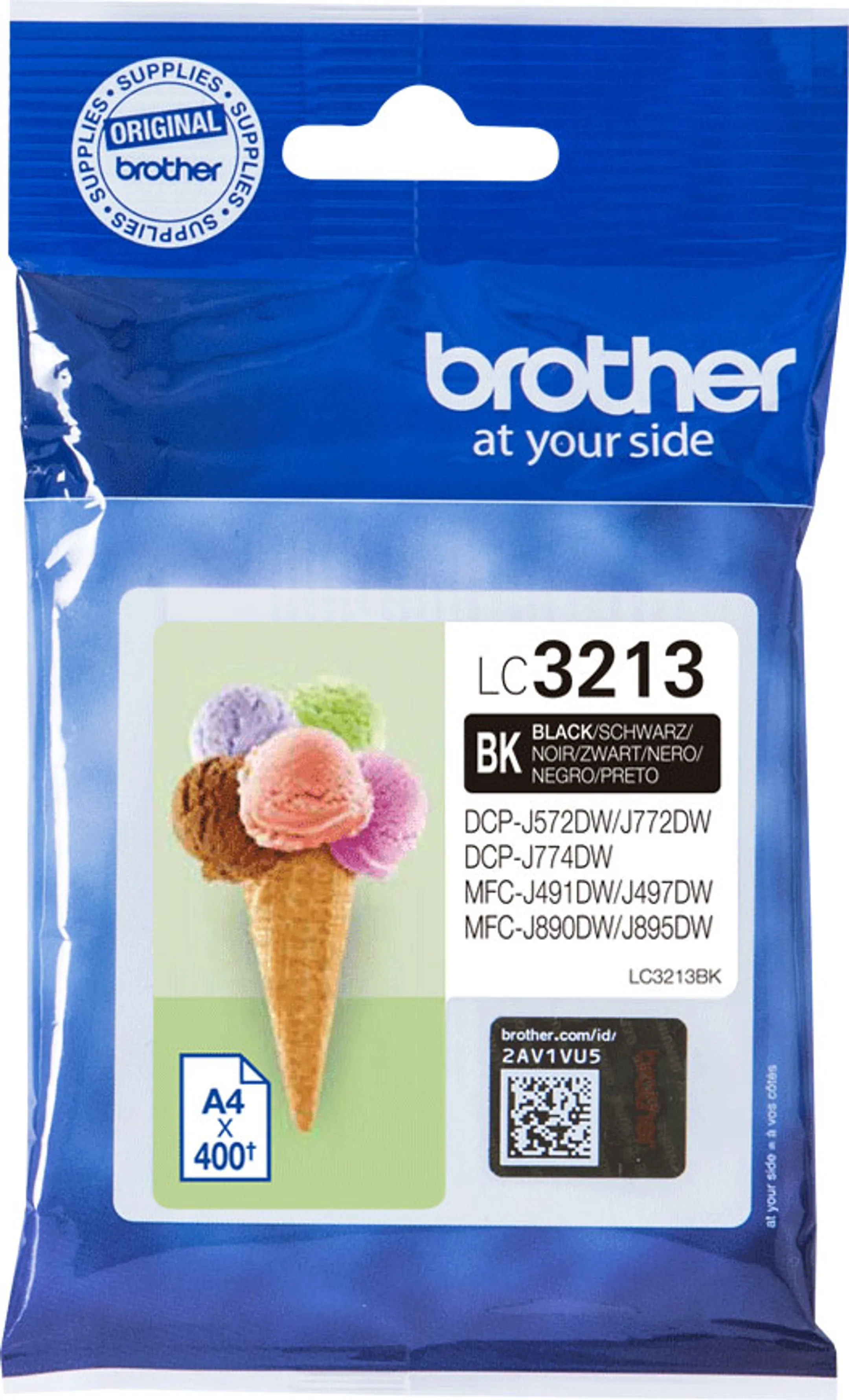 Brother Inktpatroon LC3213BK Zwart image