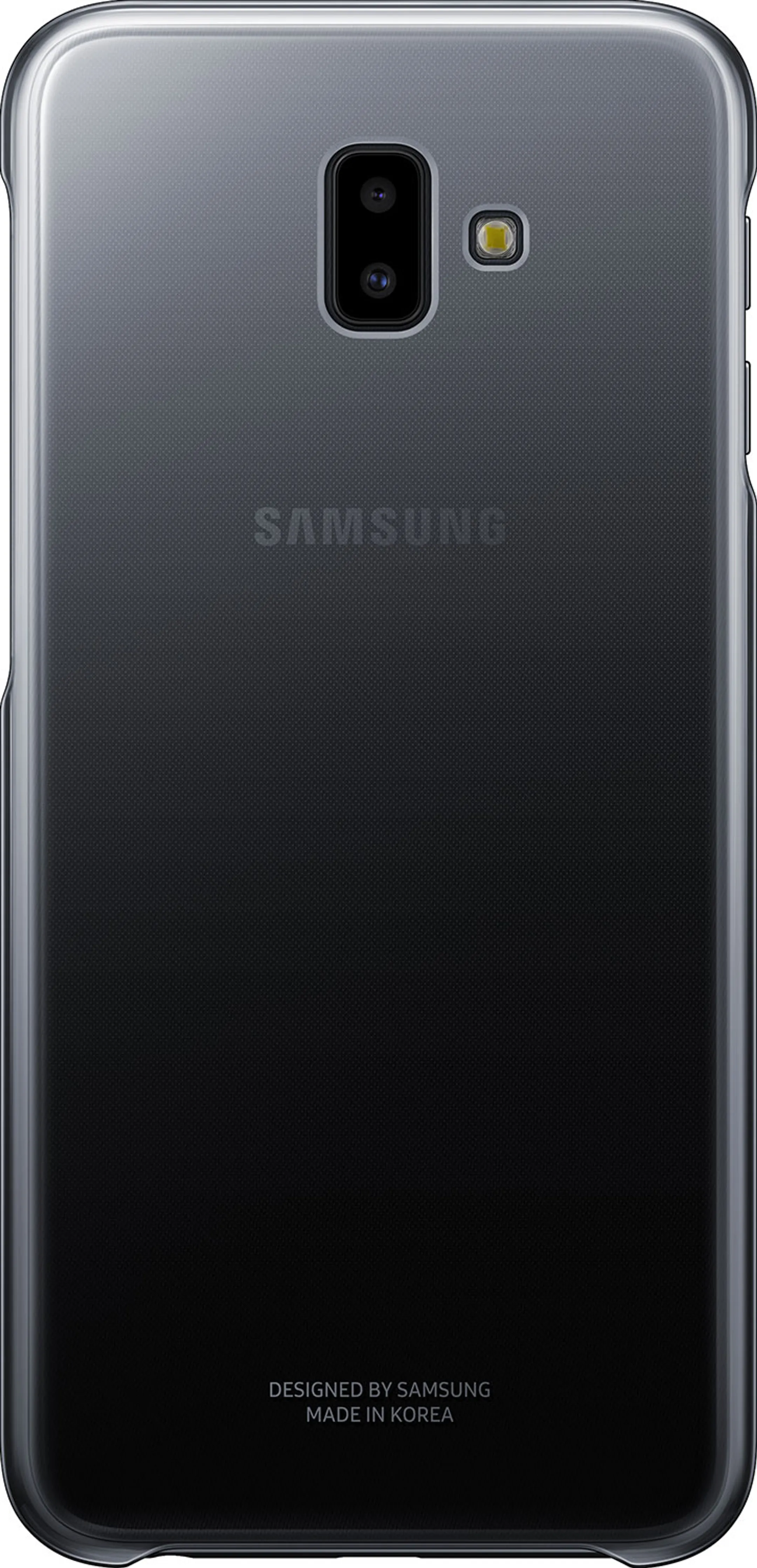 Backcover voor Galaxy J6+ - Zwart