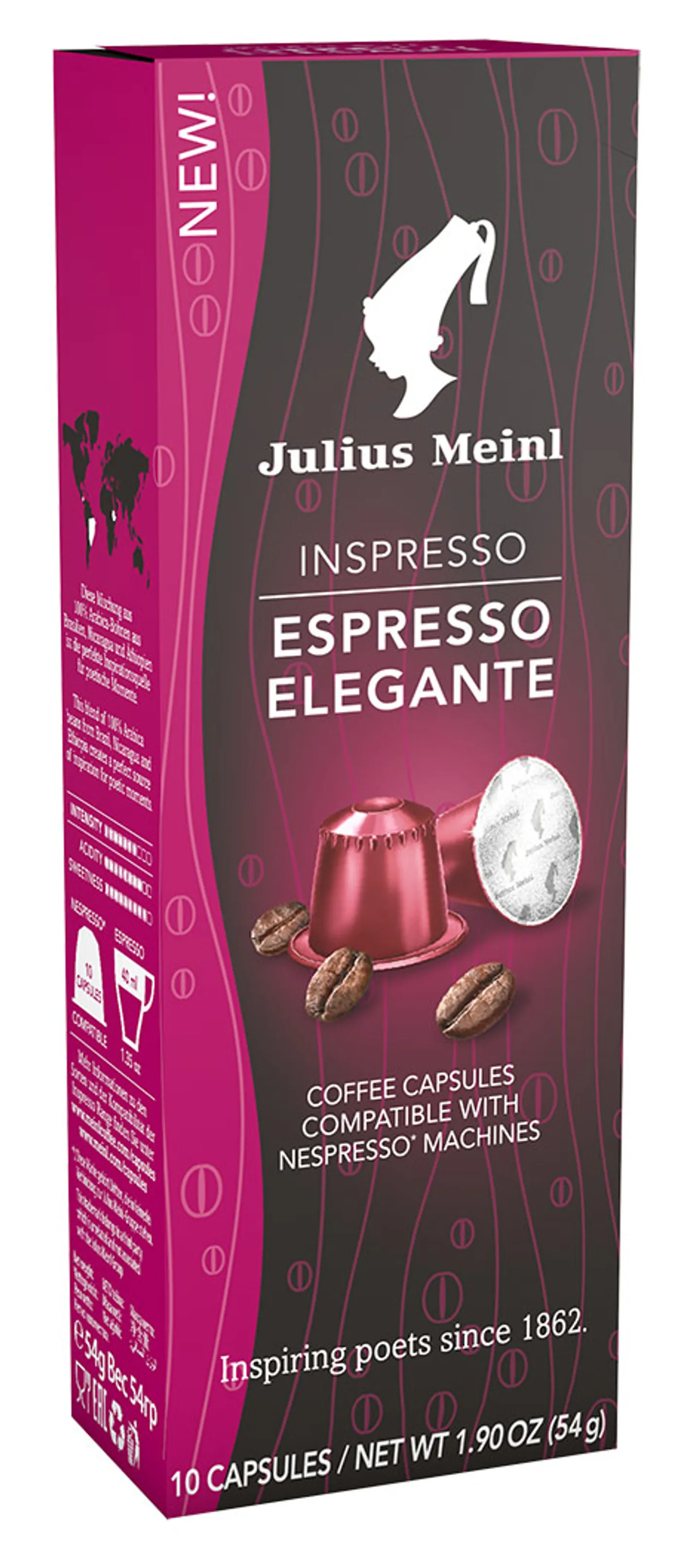 Julius Meinl Capsules Espresso Elegante 10 pack Bestel nu, in huis