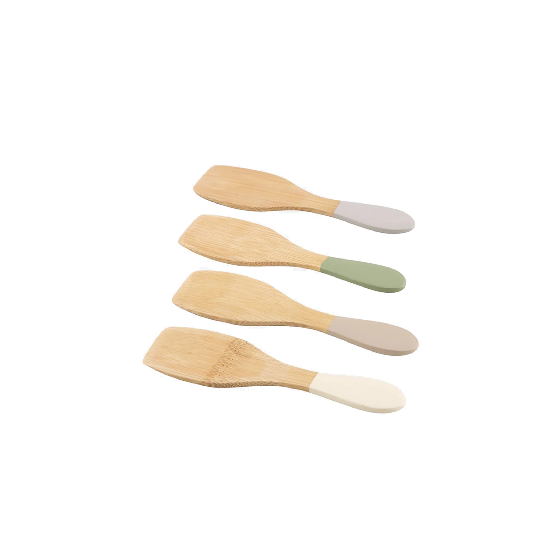 Set van 4 spatels Bamboe - 13 cm