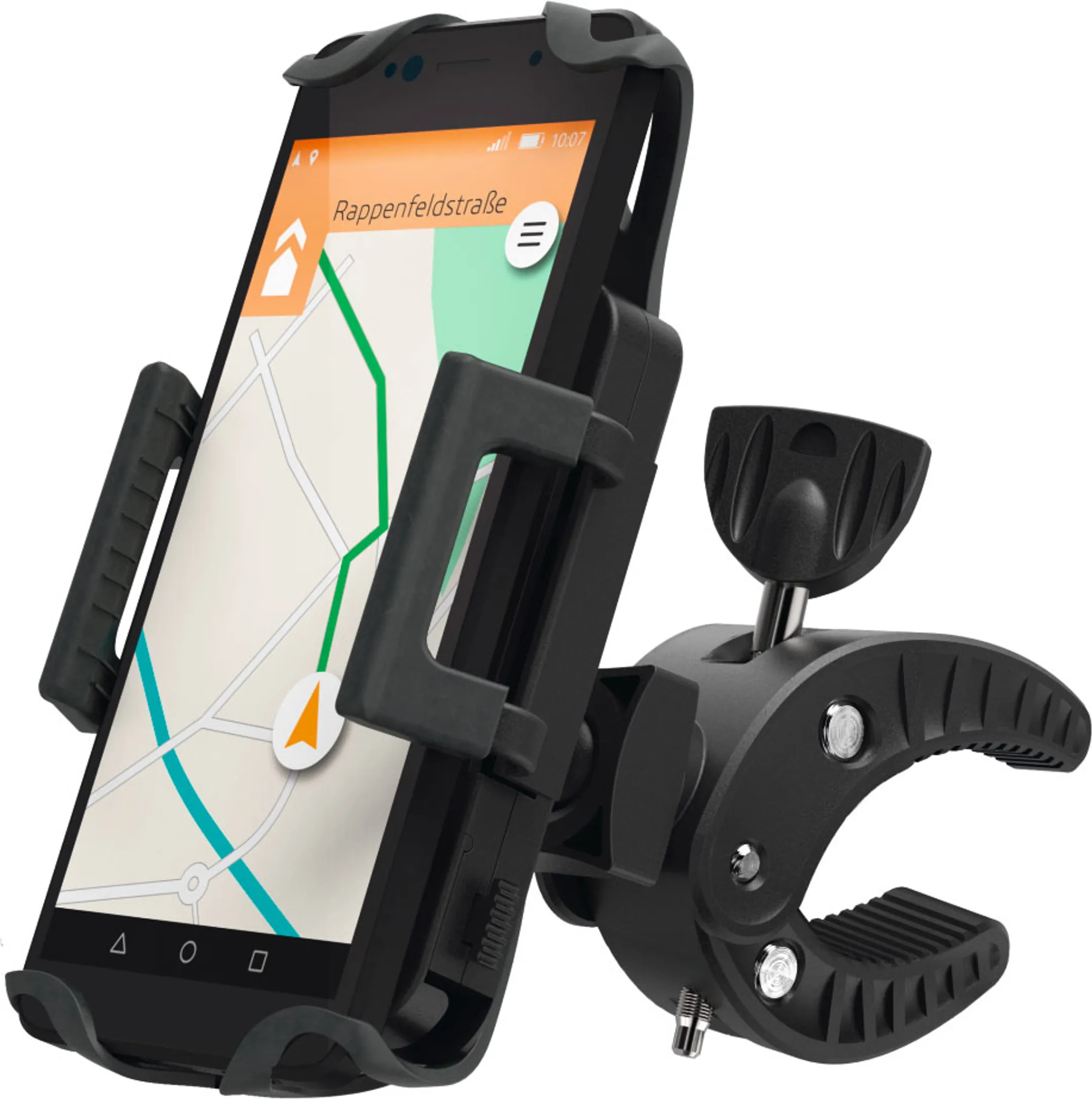 Universele smartphonehouder - 5 tot 9 cm - Zwart