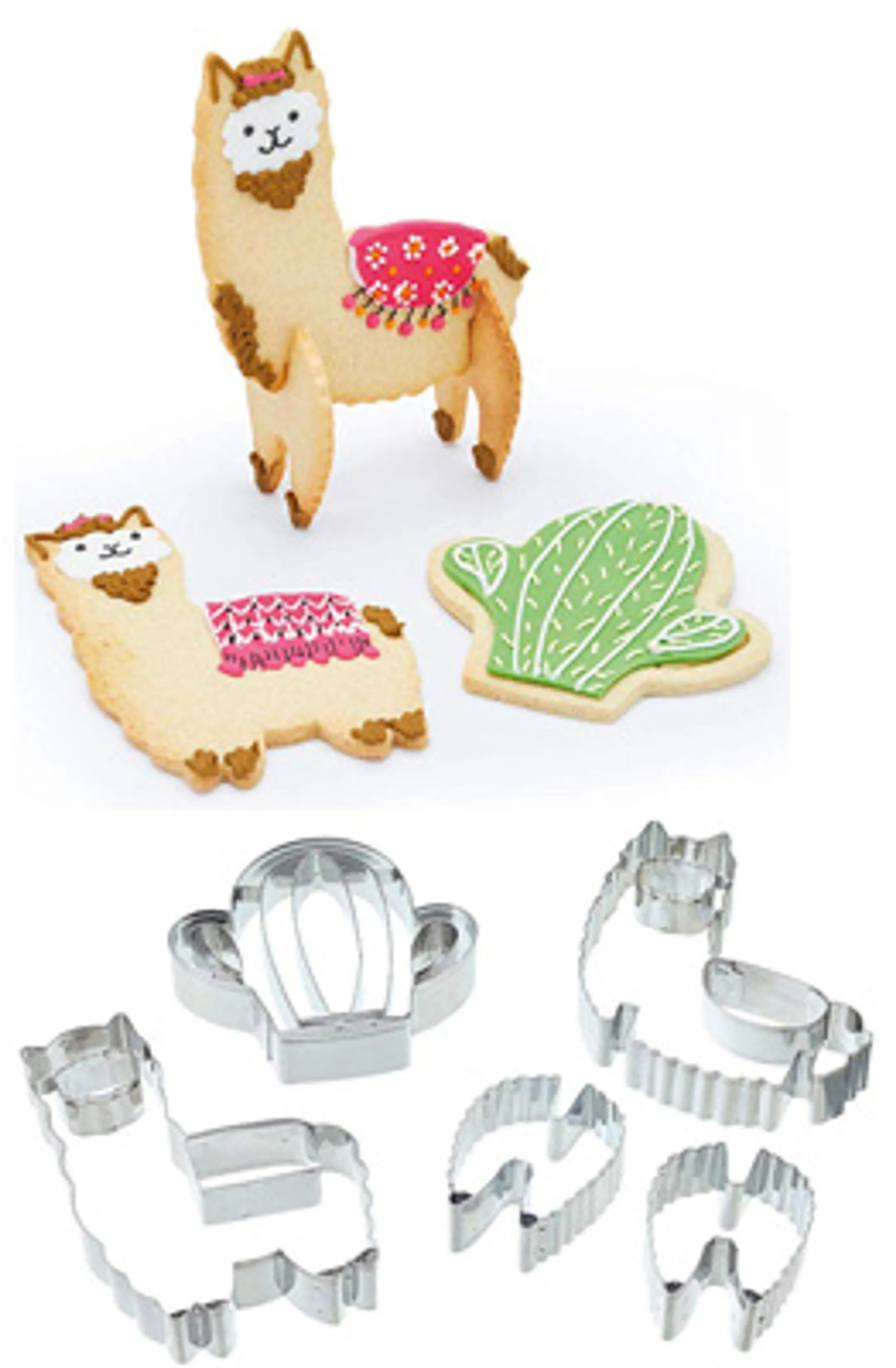 Llama koekjesvormen