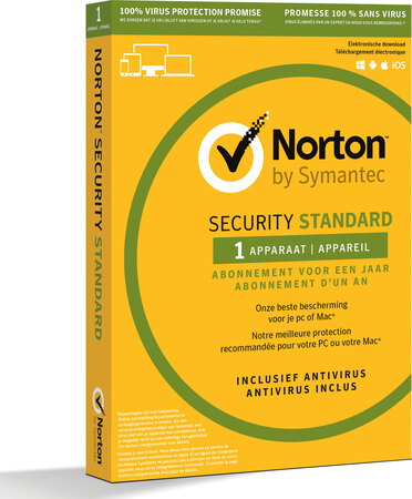 Norton Security Standard 1 Jaar 1 Toestel norton kopen in de aanbieding Norton Security Standard 1 Jaar 1 Toestel norton kopen in de aanbieding