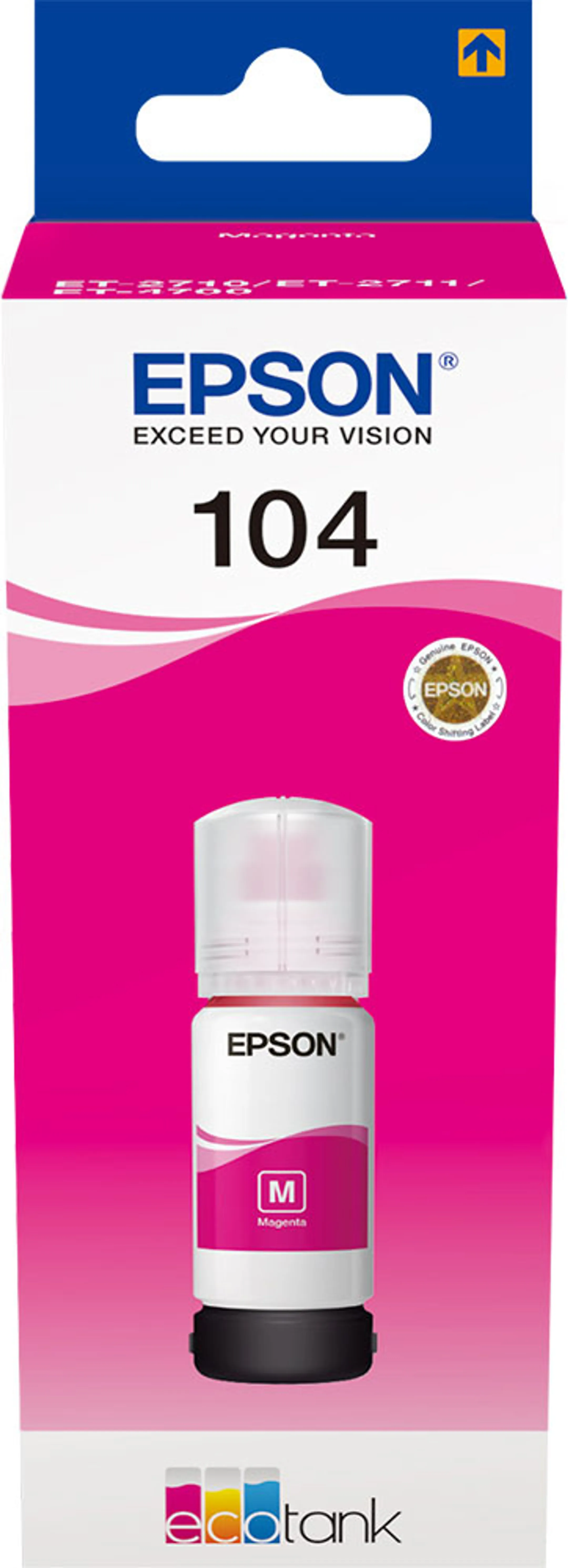 Epson EcoTank-fles 104 - 65 ml. - Magenta image