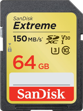 Sandisk 64 Gb Sdxc Kaart Extreme V30 U3 Uhs sandisk kopen in de aanbieding