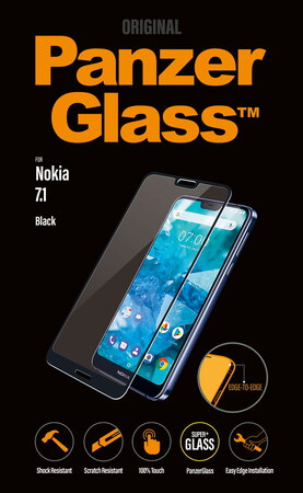 Panzerglass Tempered Glass Beschermfolie Voor Nokia 71 Zwart panzerglass kopen in de aanbieding