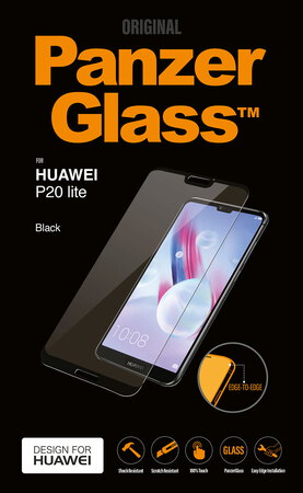 Panzerglass Beschermfolie Voor P20 Lite Zwart panzerglass kopen in de aanbieding