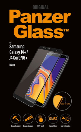 Panzerglass Beschermfolie Voor Galaxy J4 En J6 Zwart panzerglass kopen in de aanbieding