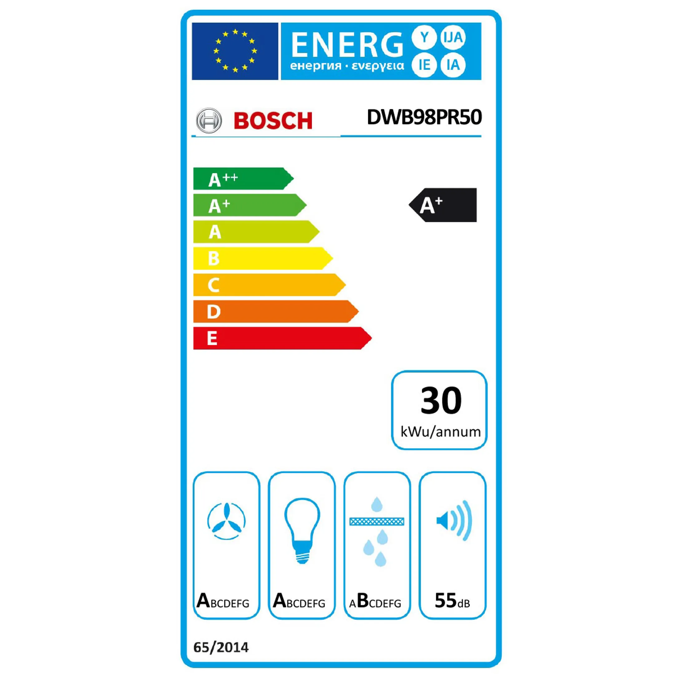Bosch Hotte décorative DWB98PR50 Home Connect image