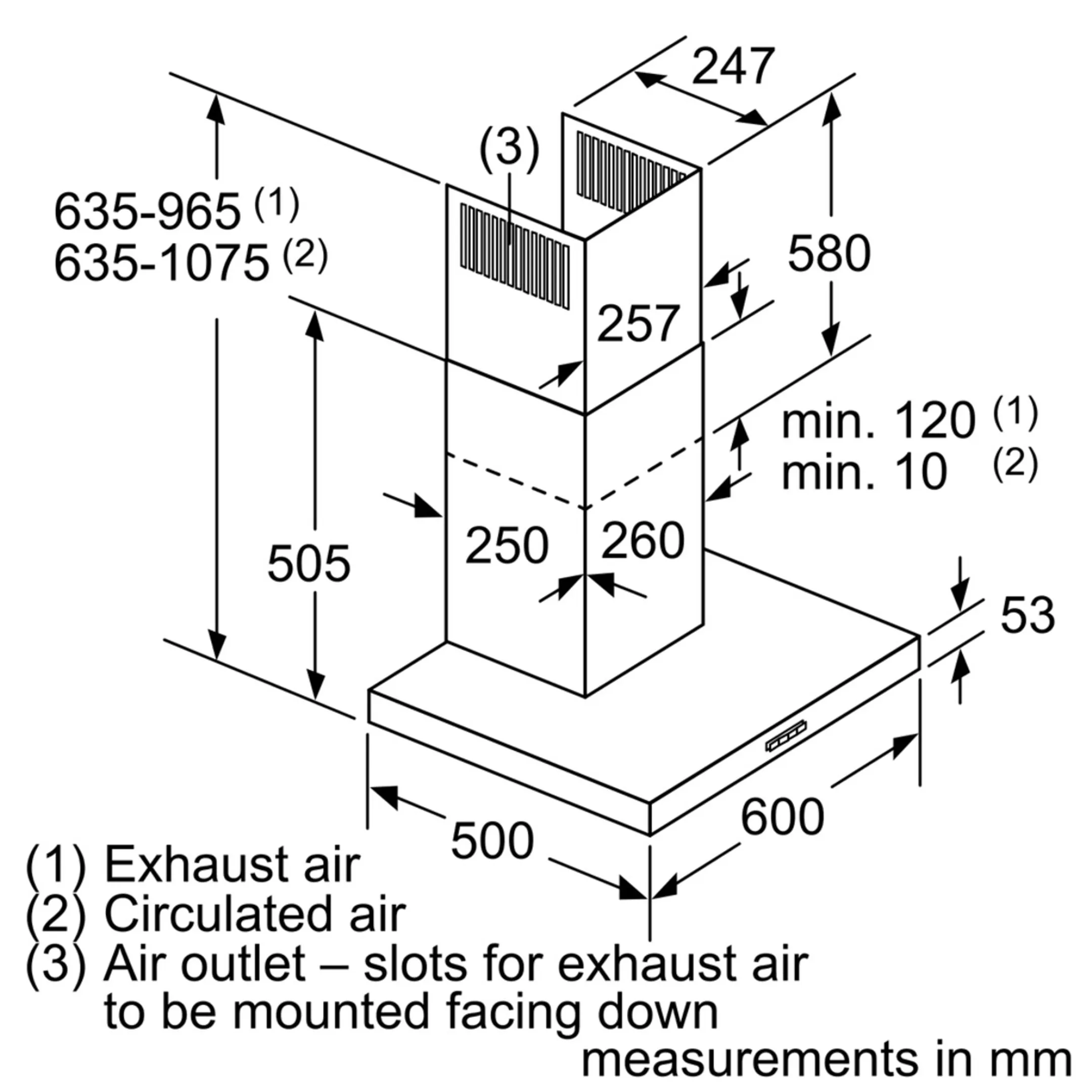 Bosch Wanddampkap DWB66IM50 Box-Design image