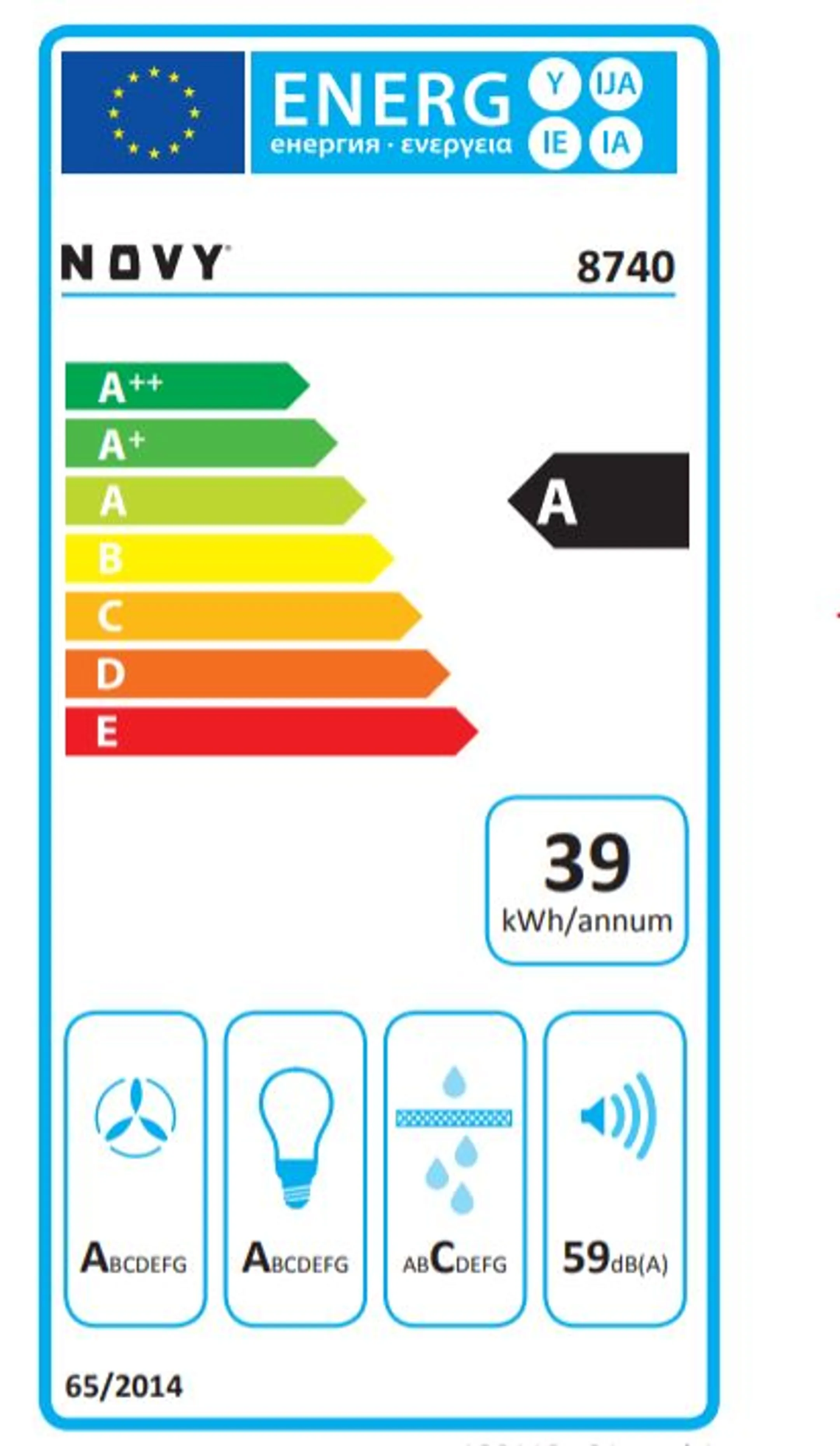 Novy Telescopische dampkap 8740 FUSION PRO image