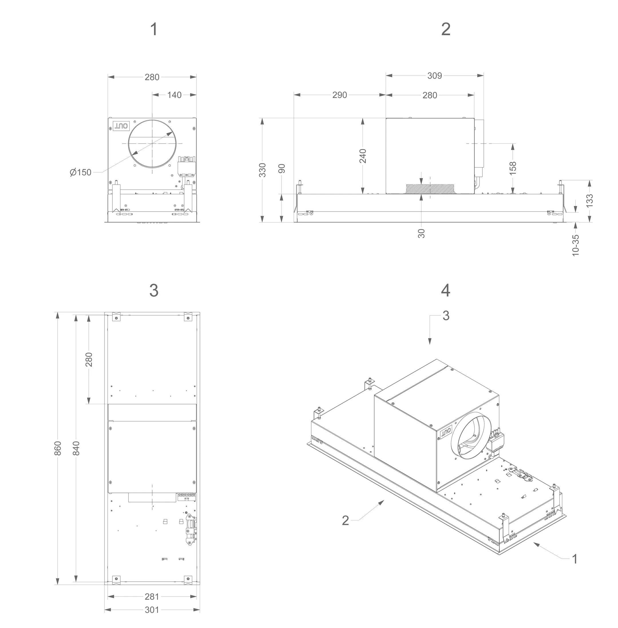 Novy Groupe d'aspiration 826 MINI PURE'LINE image