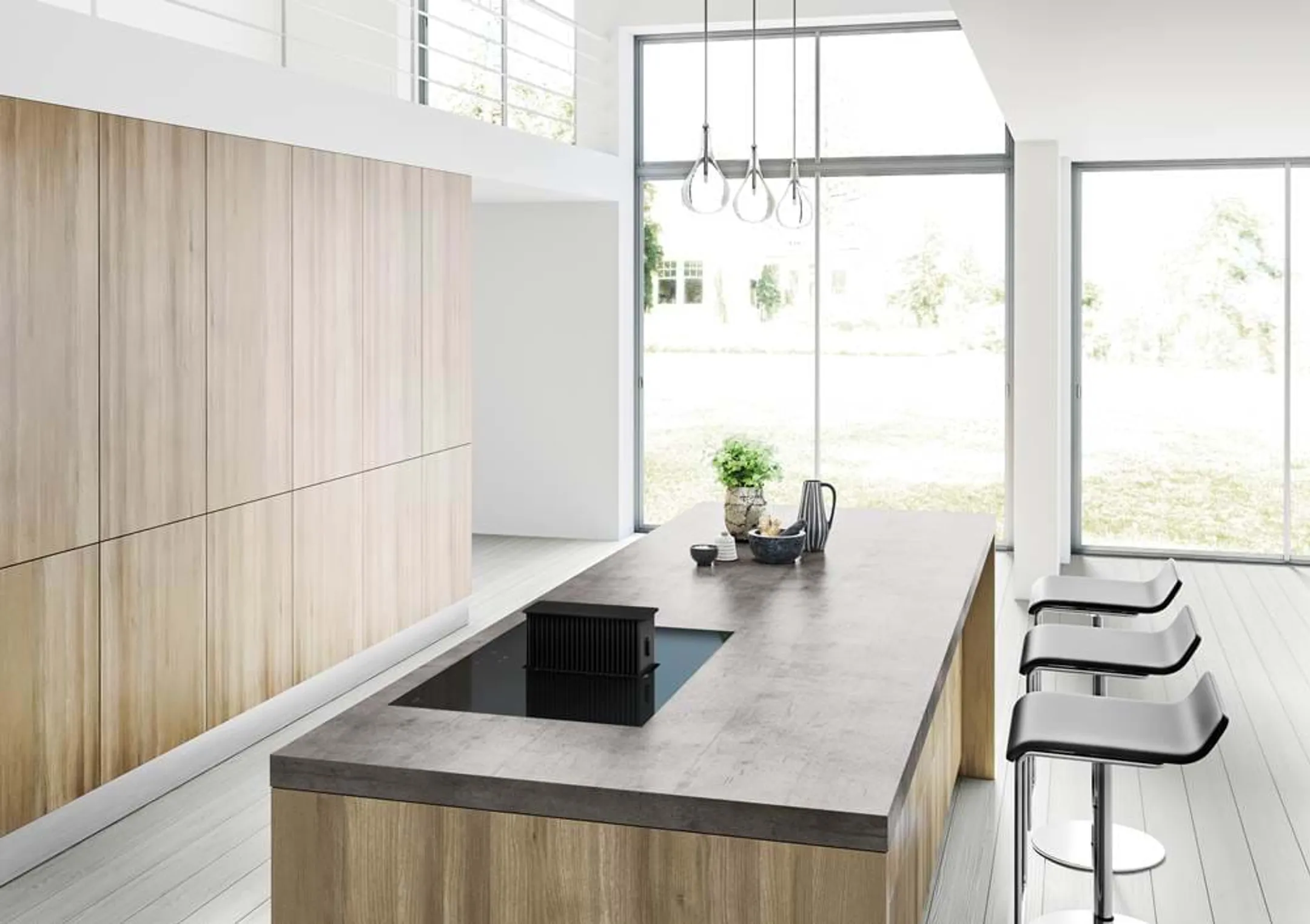 Kookplaat met dampkap 1801 ONE POWER