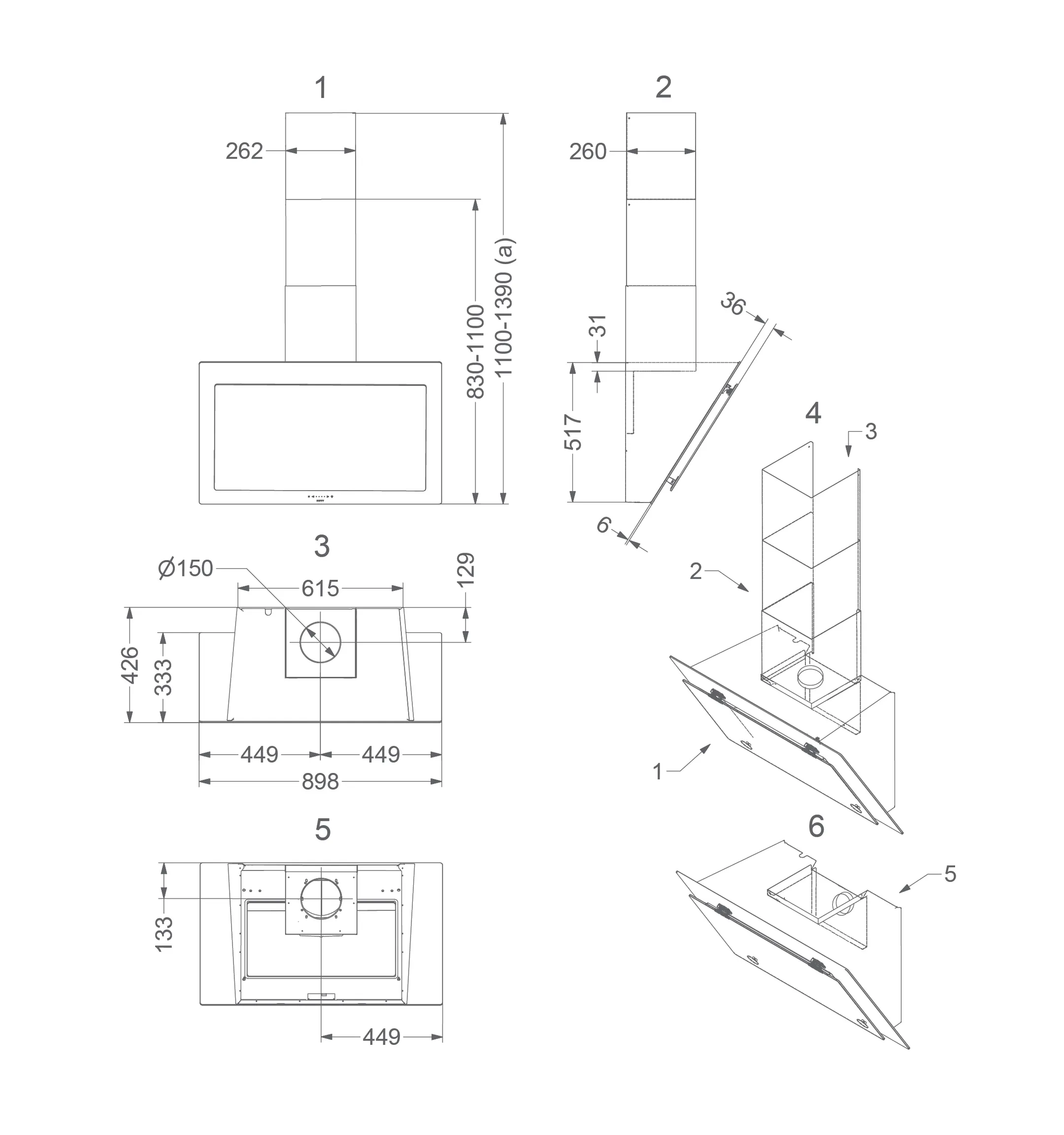 Novy Wanddampkap 7835 Vision image