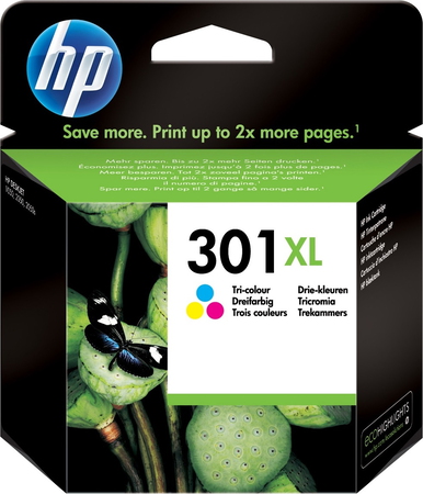 Hp 301Xl Originele High Capacity Drie Kleuren Inktcartridge hp kopen in de aanbieding Hp 301Xl Originele High Capacity Drie Kleuren Inktcartridge hp kopen in de aanbieding