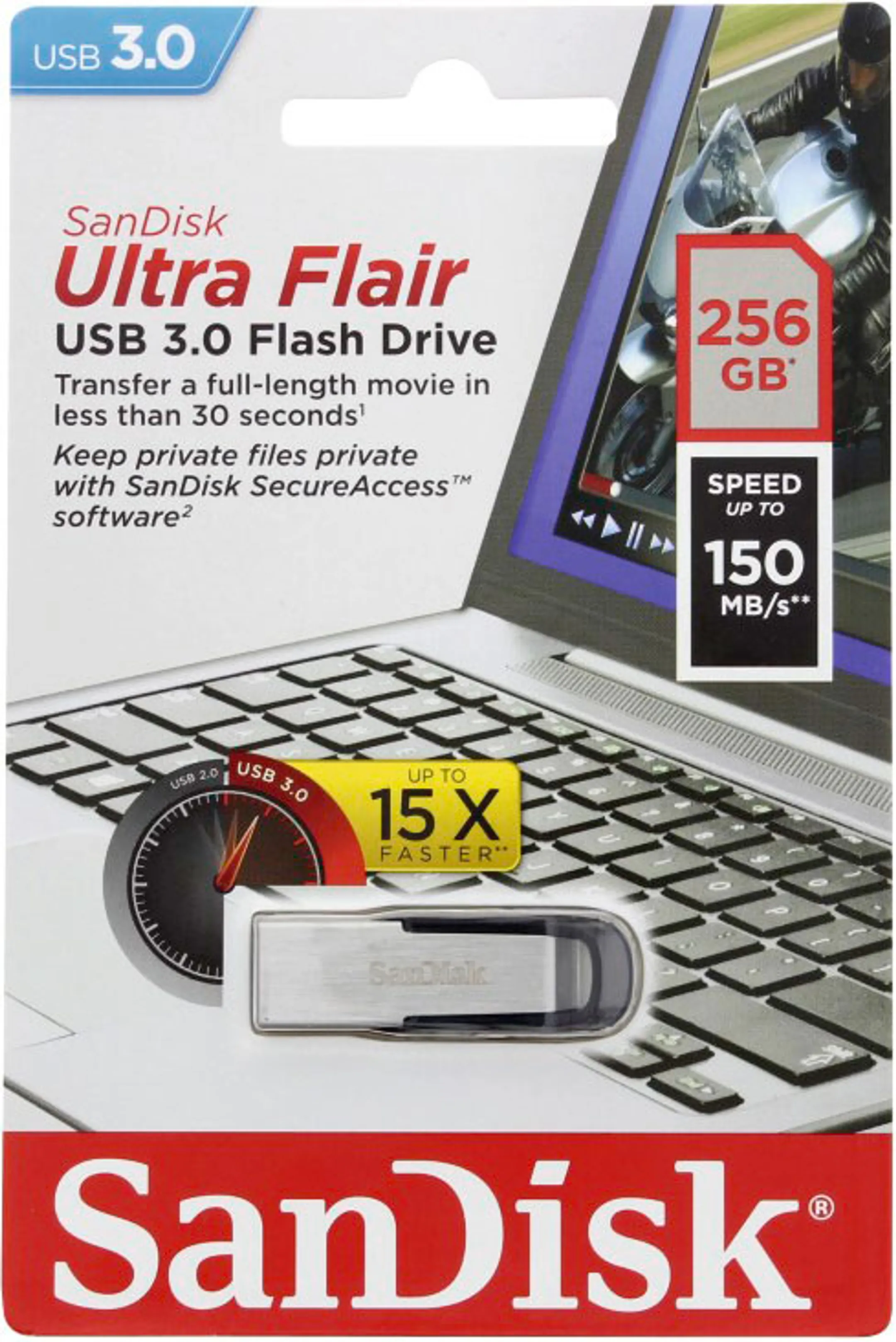 Sandisk Ultra Flair™ USB 3.0 - 256 GB image
