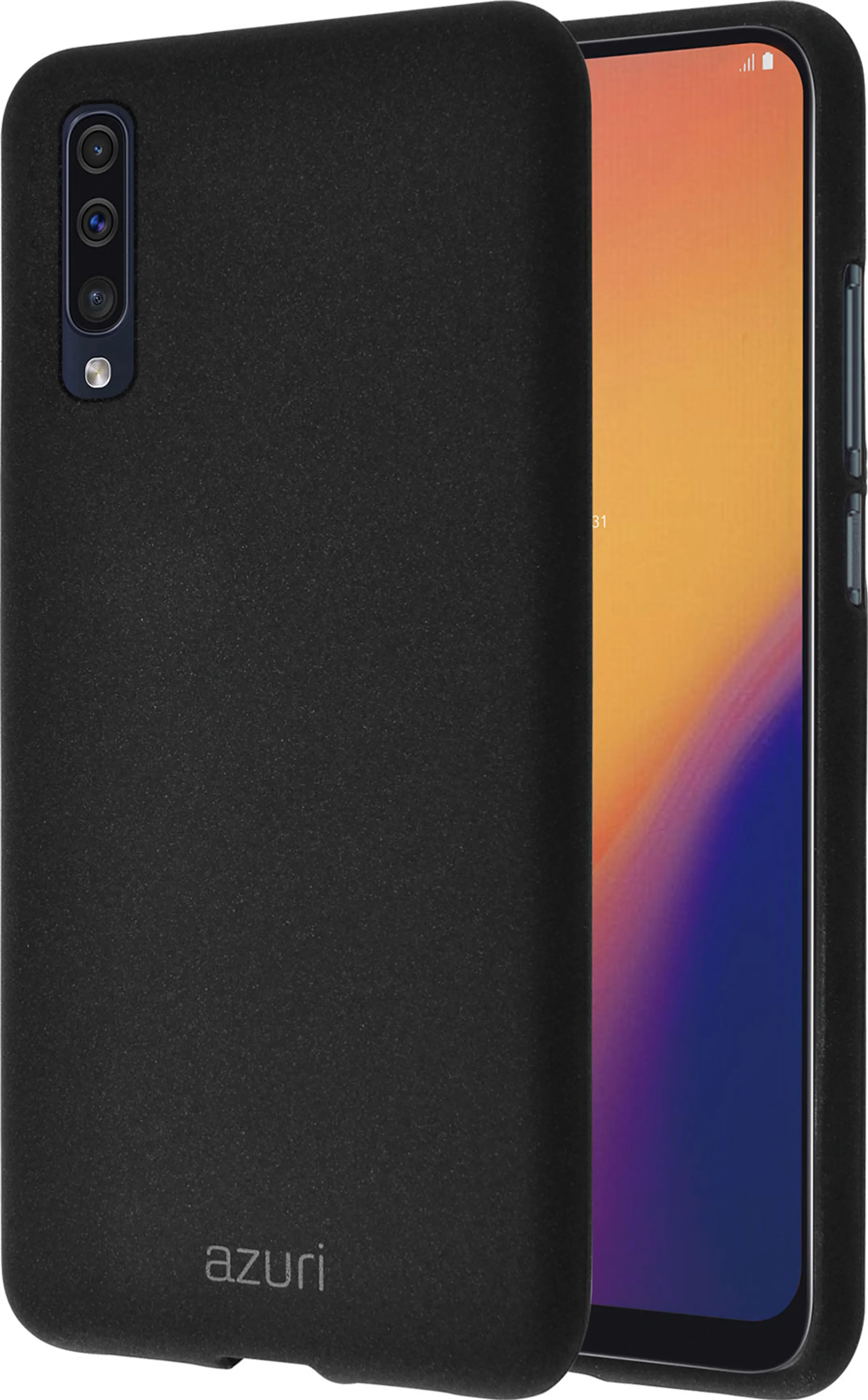 Coque flexible pour Galaxy A70 - Noir
