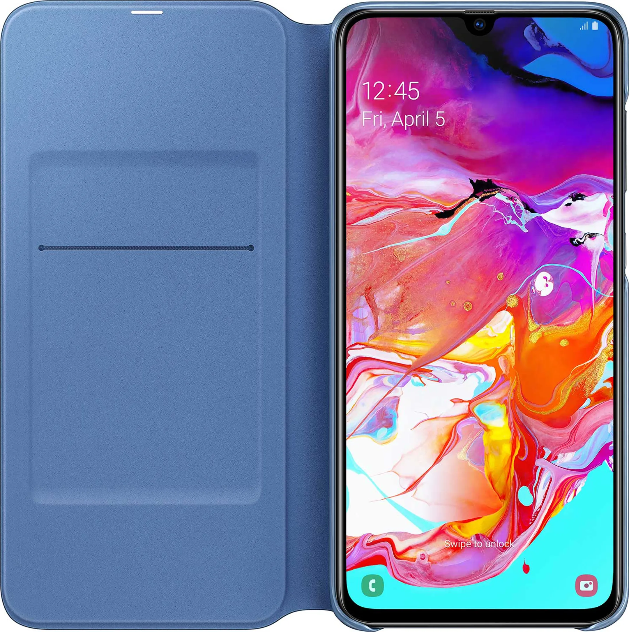 Samsung Walletcover voor Galaxy A70 - Zwart image