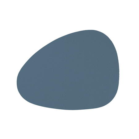 Placemat Pebble - Imitatieleer - Blauw