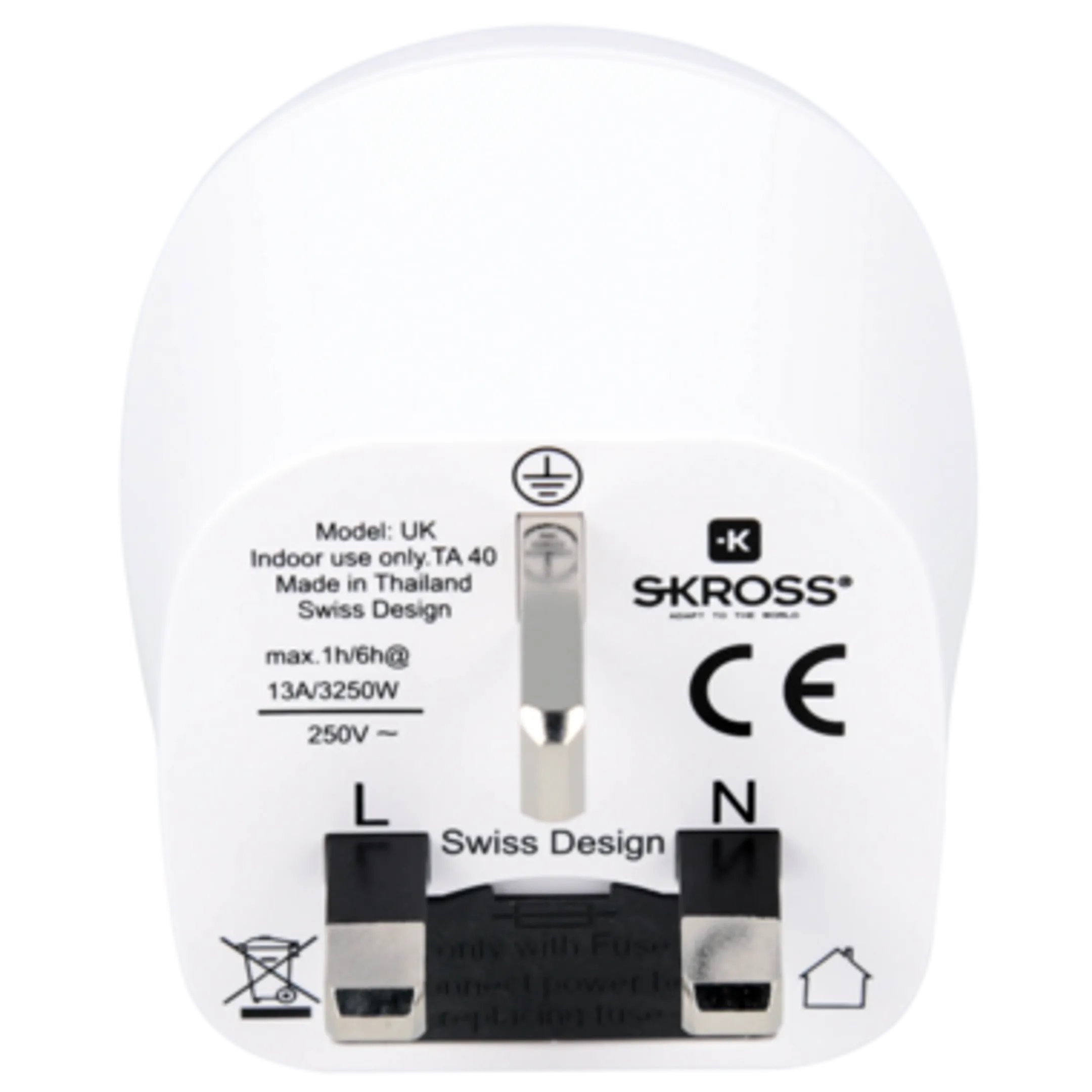 Skross Reisstekker Europa naar UK image