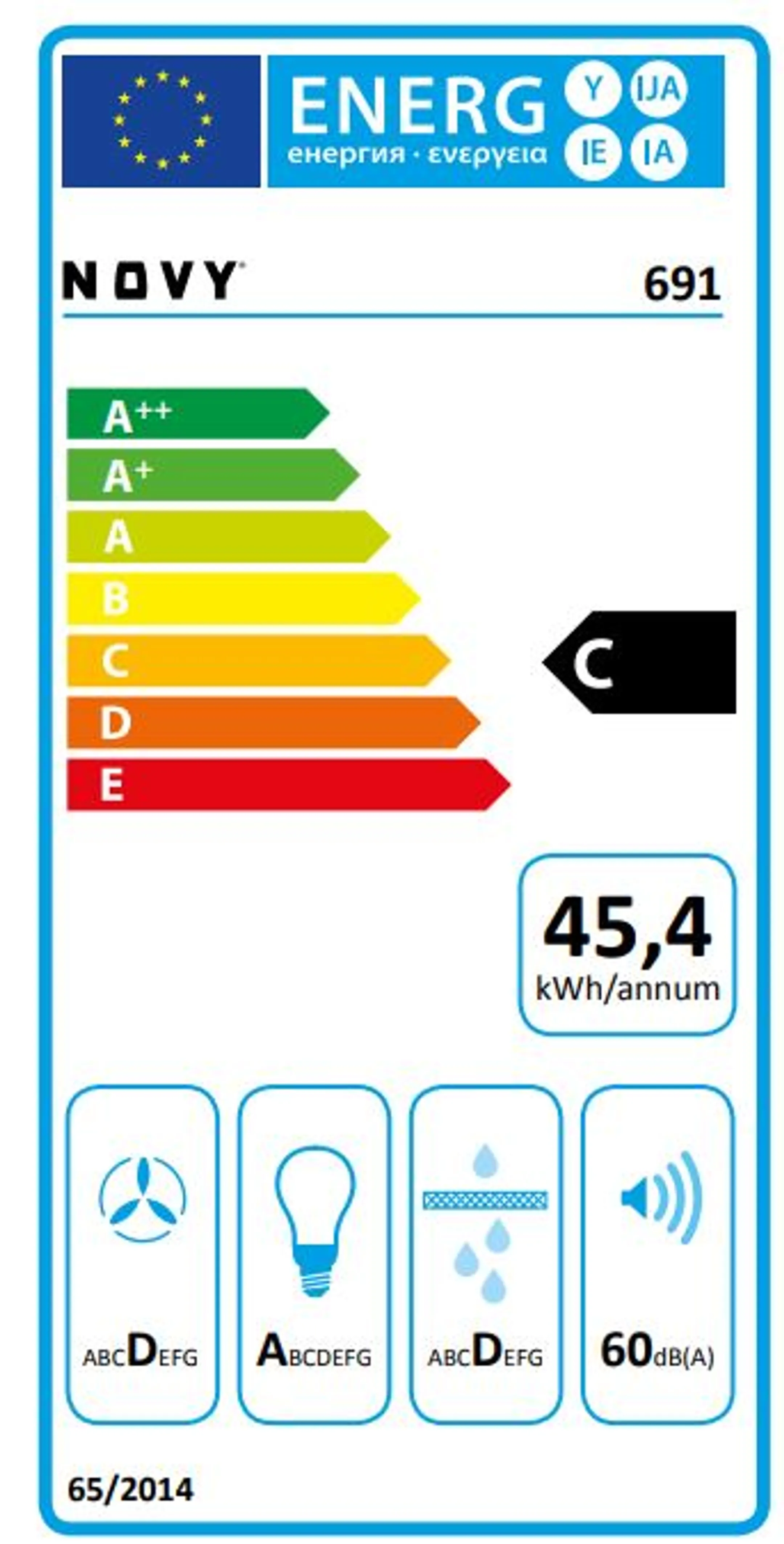 Novy Telescopische dampkap 691 image