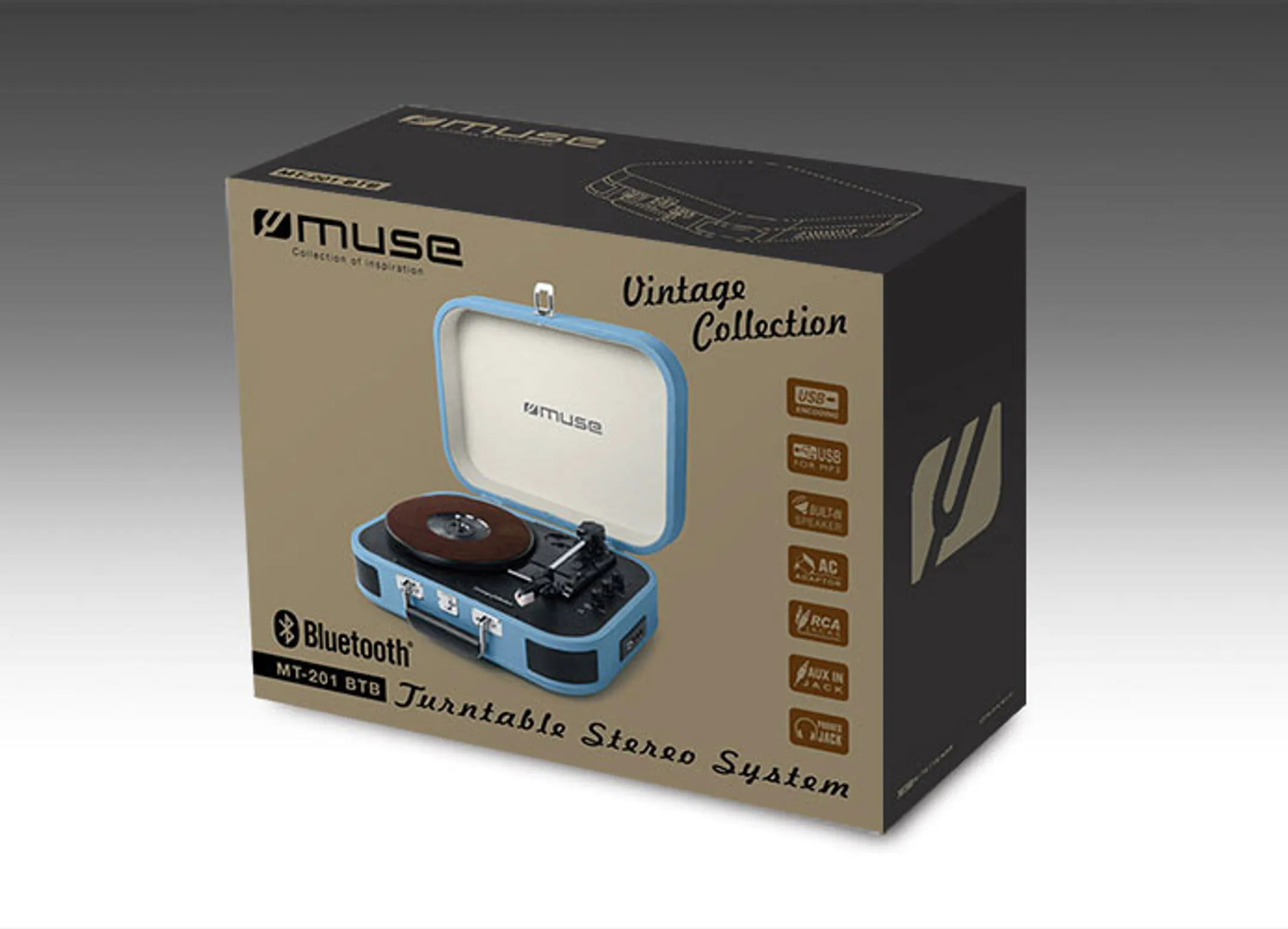 Muse MT-201 BTB Tourne-Disque image