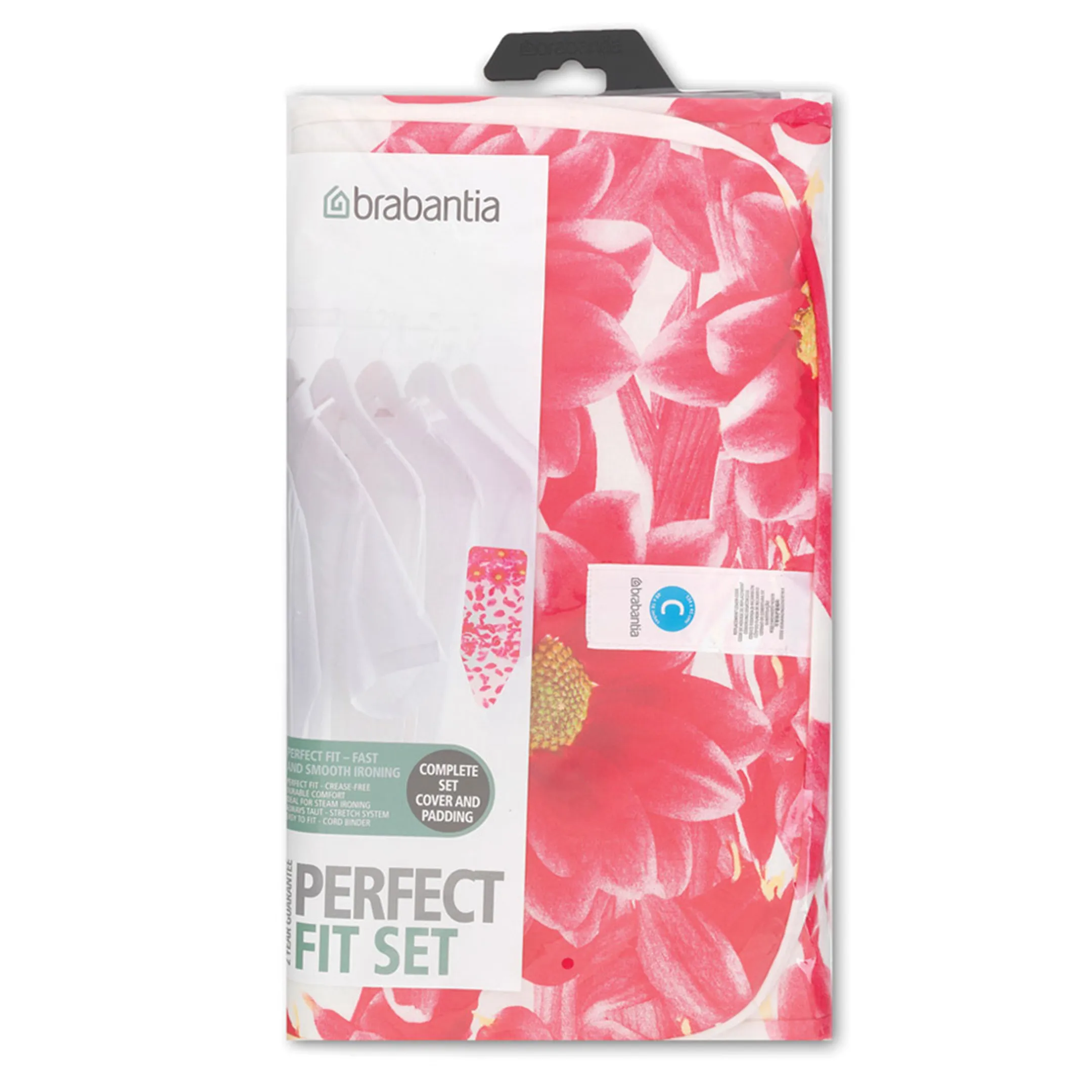 Brabantia Strijkplankhoes C, 124x45 cm, complete set - Colourful image