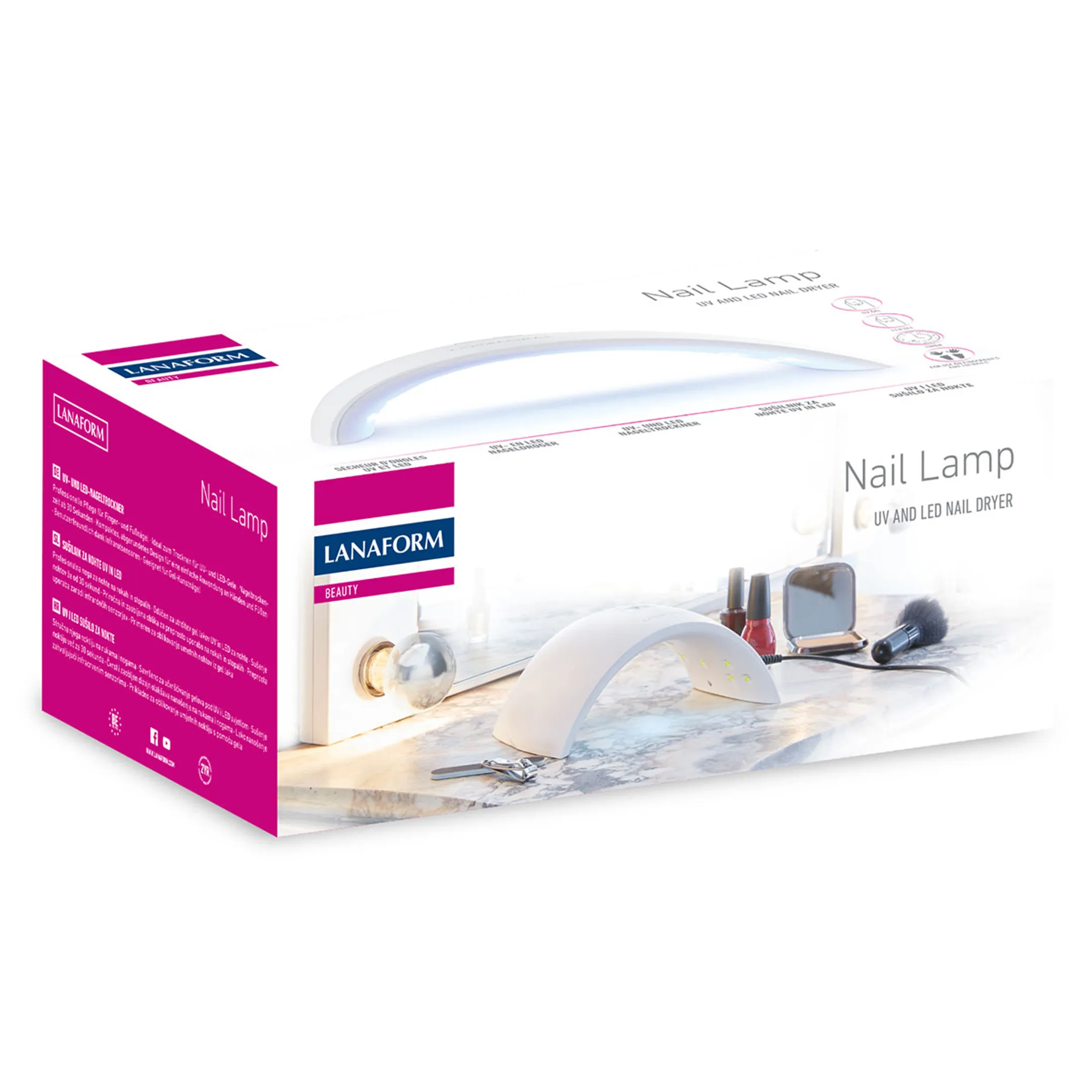 Lanaform Nageldroger voor UV- en LED-gellak Nail Lamp image