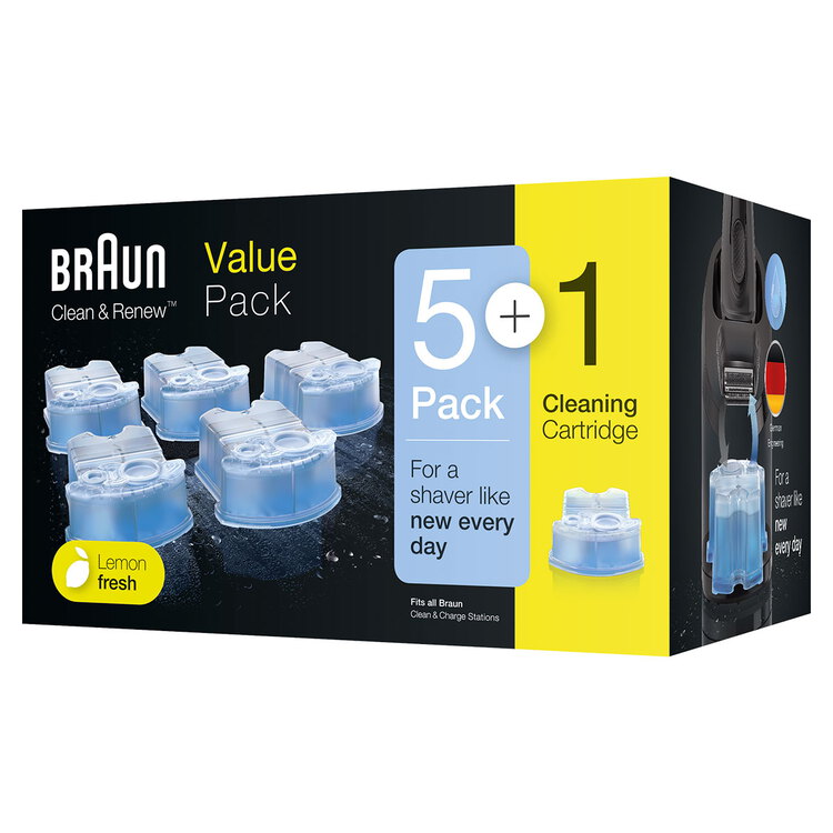 Braun Nettoyant Pour Rasoir Cartouches De Recharge 5 + 1 Krëfel les meilleurs prix